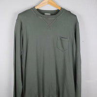 Felpa vintage con taschino -L-