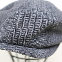 Newsboy cap with visor