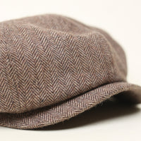 Newsboy cap with visor