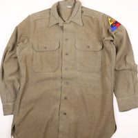 Us Army TANKER wool Shirt ww2 1940s - M -