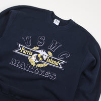 Usmc sweatshirt made in usa - M -