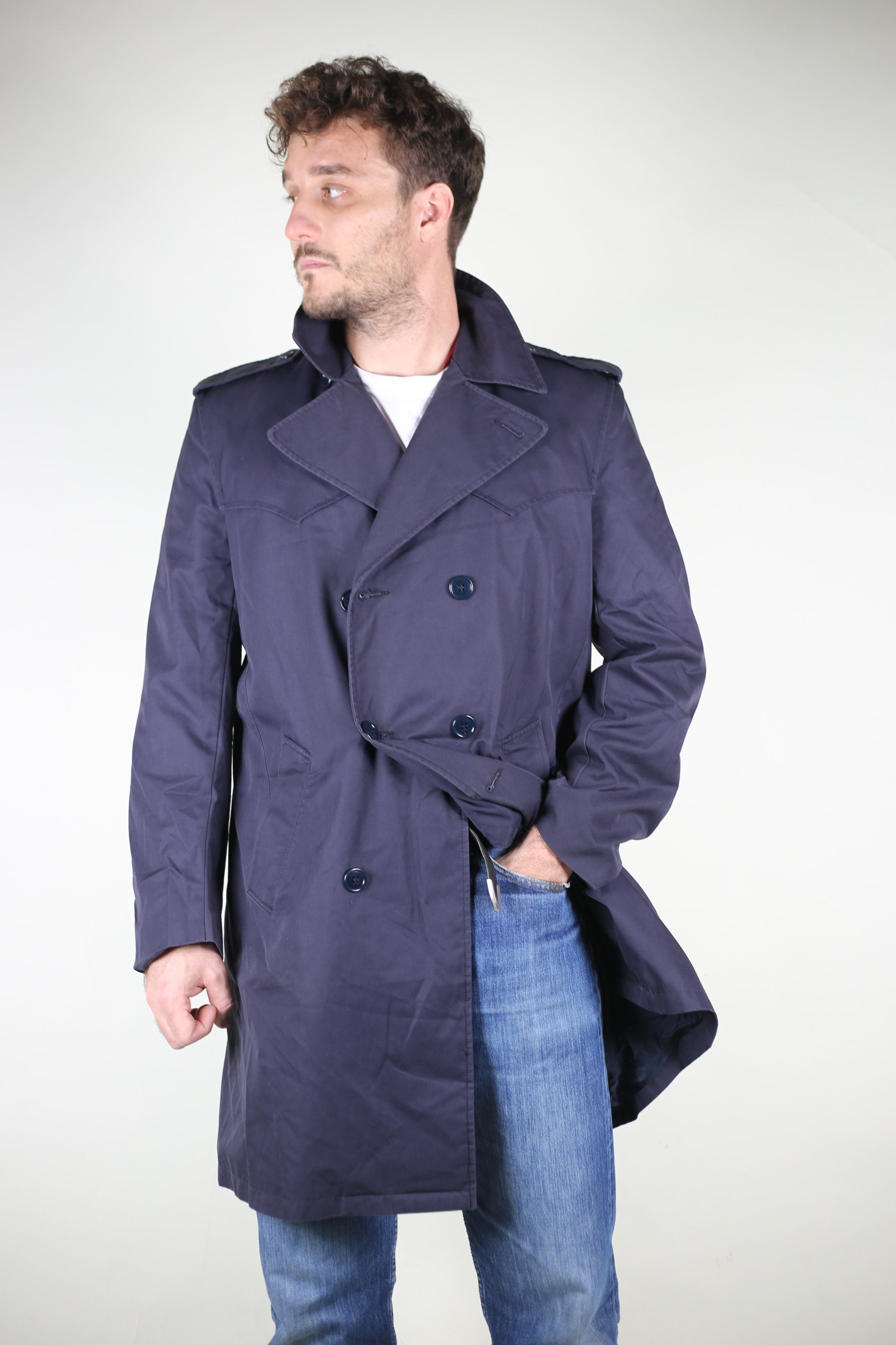 Trench Marina Militare con imbottitura removibile L – bunkerdepot