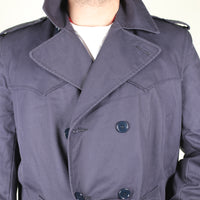 Navy Trench Coat - L -