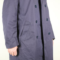 Navy Trench Coat - L -