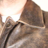 Giubbino di pelle modello A1 Vintage - L -