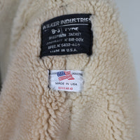 B3 aviator shearling jacket Made in USA - L -