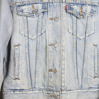 WOMEN'S LEVIS DENIM JACKET - S -