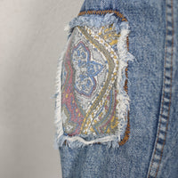 UNIFORM DENIM JACKET < L - XL >