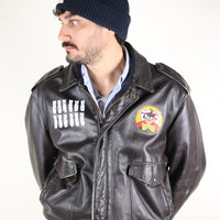 A1 Schott rework LEATHER JACKET - XL -