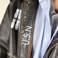 A1 Schott rework LEATHER JACKET - XL -