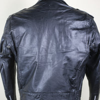 Giacca chiodo in pelle vintage - S -