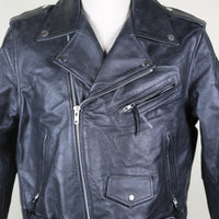 Giacca chiodo in pelle vintage - M/L -