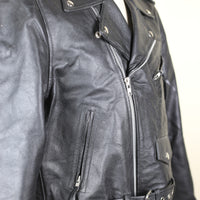 Giacca chiodo in pelle vintage - M/L -