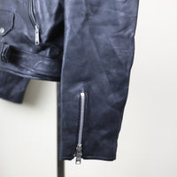 Giacca chiodo in pelle vintage - XL -