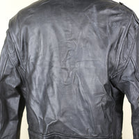 Giacca chiodo in pelle vintage - XL -