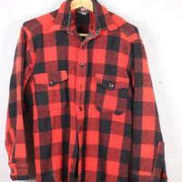 CAMICIA WOOLRIH BUFFALO MADE IN USA 1960s - M -