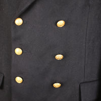 Italian Navy Wool Jacket - L -