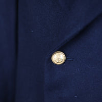 Italian Navy Wool Jacket - L -
