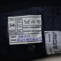 Italian Navy Wool Jacket - L -