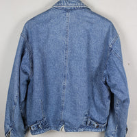 GIACCA DI JEANS SHEARLING - L -