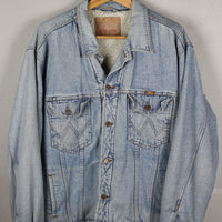 GIACCA WRANGLER DI JEANS SHEARLING - XL -