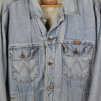GIACCA WRANGLER DI JEANS SHEARLING - XL -