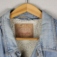 GIACCA WRANGLER DI JEANS SHEARLING - XL -