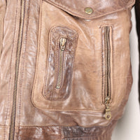 Giacca di pelle - L -