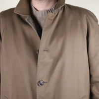 VINTAGE 80'S REVERSIBLE TRENCH COAT - L -