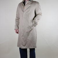 VINTAGE 80'S REVERSIBLE TRENCH COAT - L -