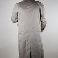 VINTAGE 80'S REVERSIBLE TRENCH COAT - L -