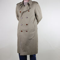 VINTAGE TRENCH COAT - L -