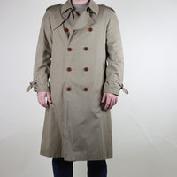 VINTAGE TRENCH COAT - L -