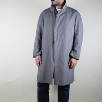 VINTAGE 80'S REVERSIBLE TRENCH COAT - XL -