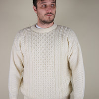 ARAN JUMPER - L -