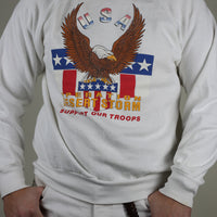 Us Army Sweatshirt Made in USA Desert Storm - XL -