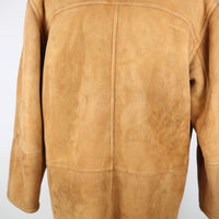 Montone SHEARLING vera pelle - L -