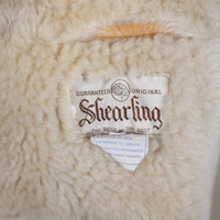 Montone SHEARLING vera pelle - L -