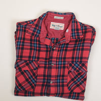 Plaid shirt -L-