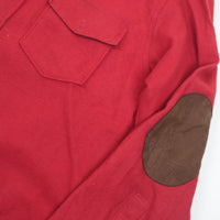 Plaid shirt Wool rich made in usa -XL-