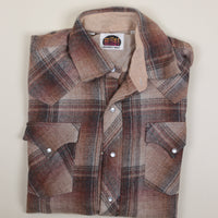 Plaid shirt -L-