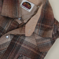 Plaid shirt -L-