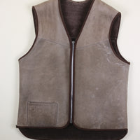 SHEARLING VEST -M -