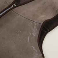 SHEARLING VEST -M -