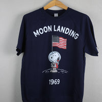 Felpa raglan Snoopy Moon Landing mezza manica