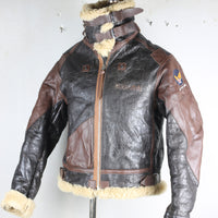 TYPE B-3 Aviator Shearling Jacket H.L.B. CORP NY - S -