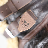 TYPE B-3 Aviator Shearling Jacket H.L.B. CORP NY - S -