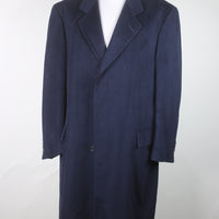 SINGLE BREASTED VINTAGE COAT IN LORO PIANA VIRGIN WOOL - L 50-52 IT -