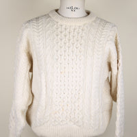 ARAN JUMPER LL BEAN FOR WOMEN -M -
