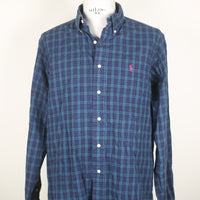 BUTTON DOWN RL SHIRT - L -